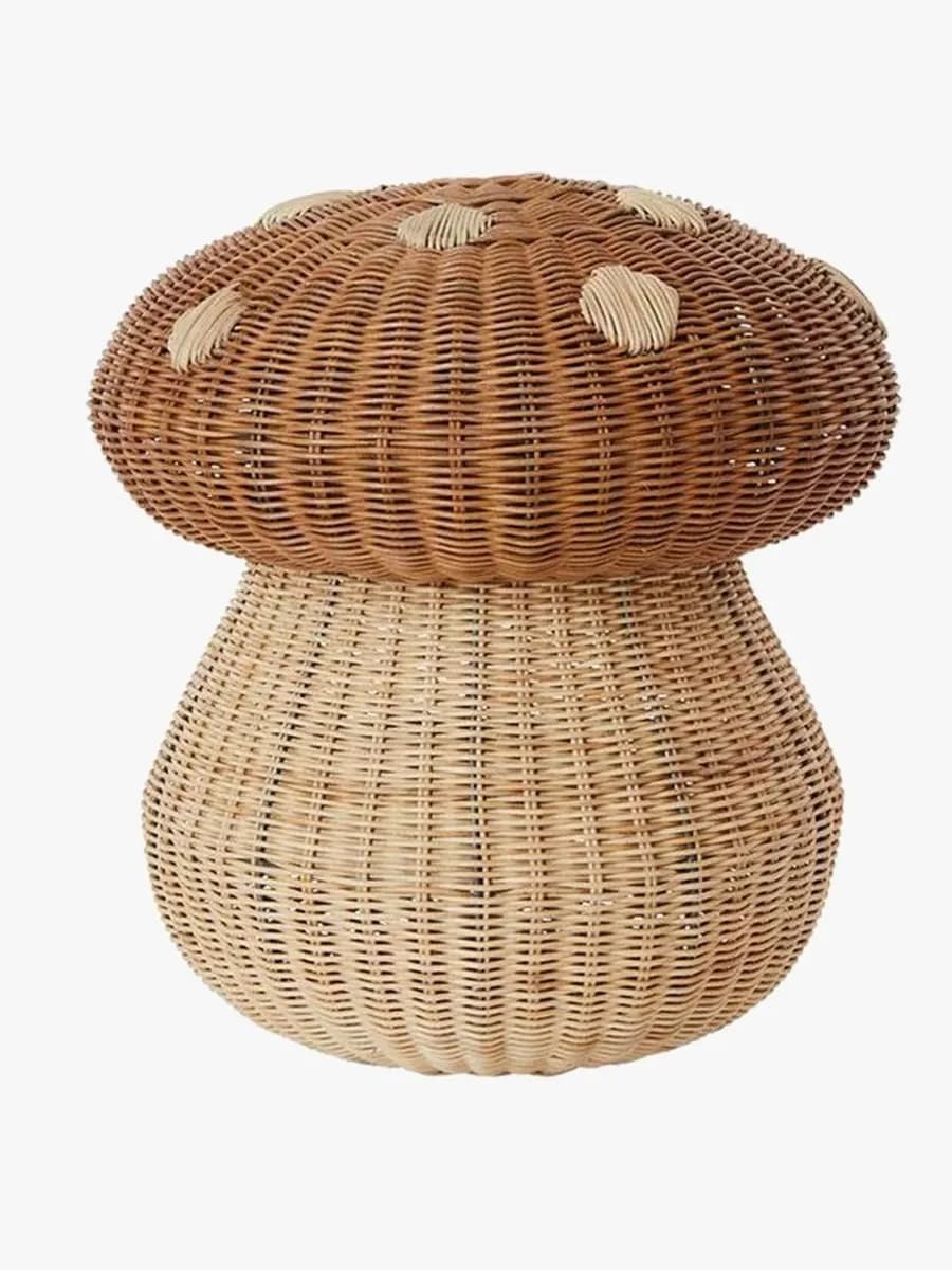 OYOY Mushroom Basket, Nature