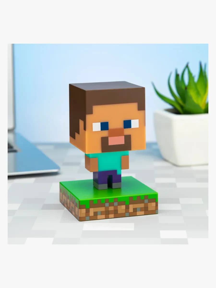 Paladone Icon Lampa Minecraft Steve, Barnrum