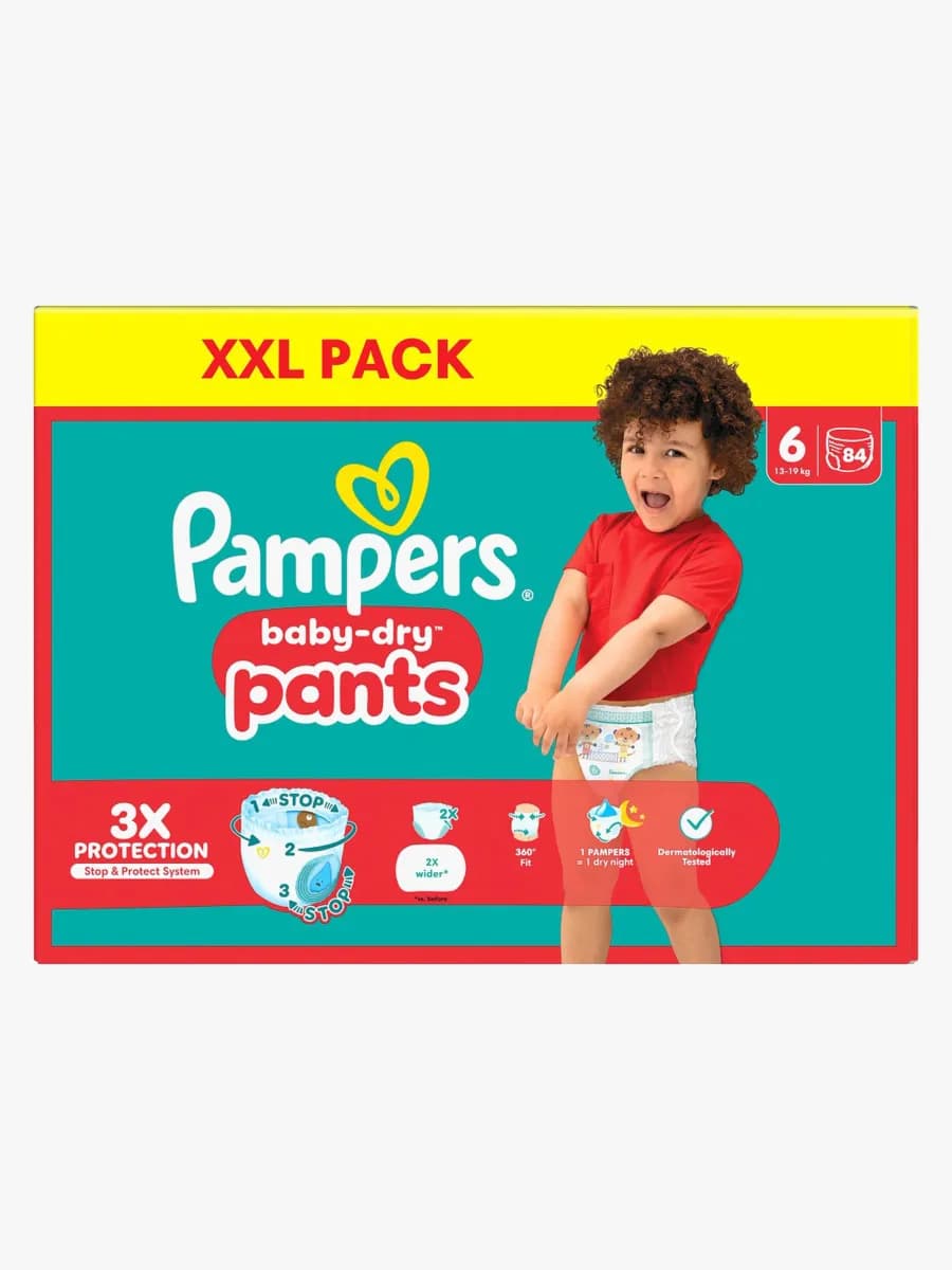 Pampers Baby Dry Pants Blöjor Stl 6 13-19 kg XXL 84-Pack