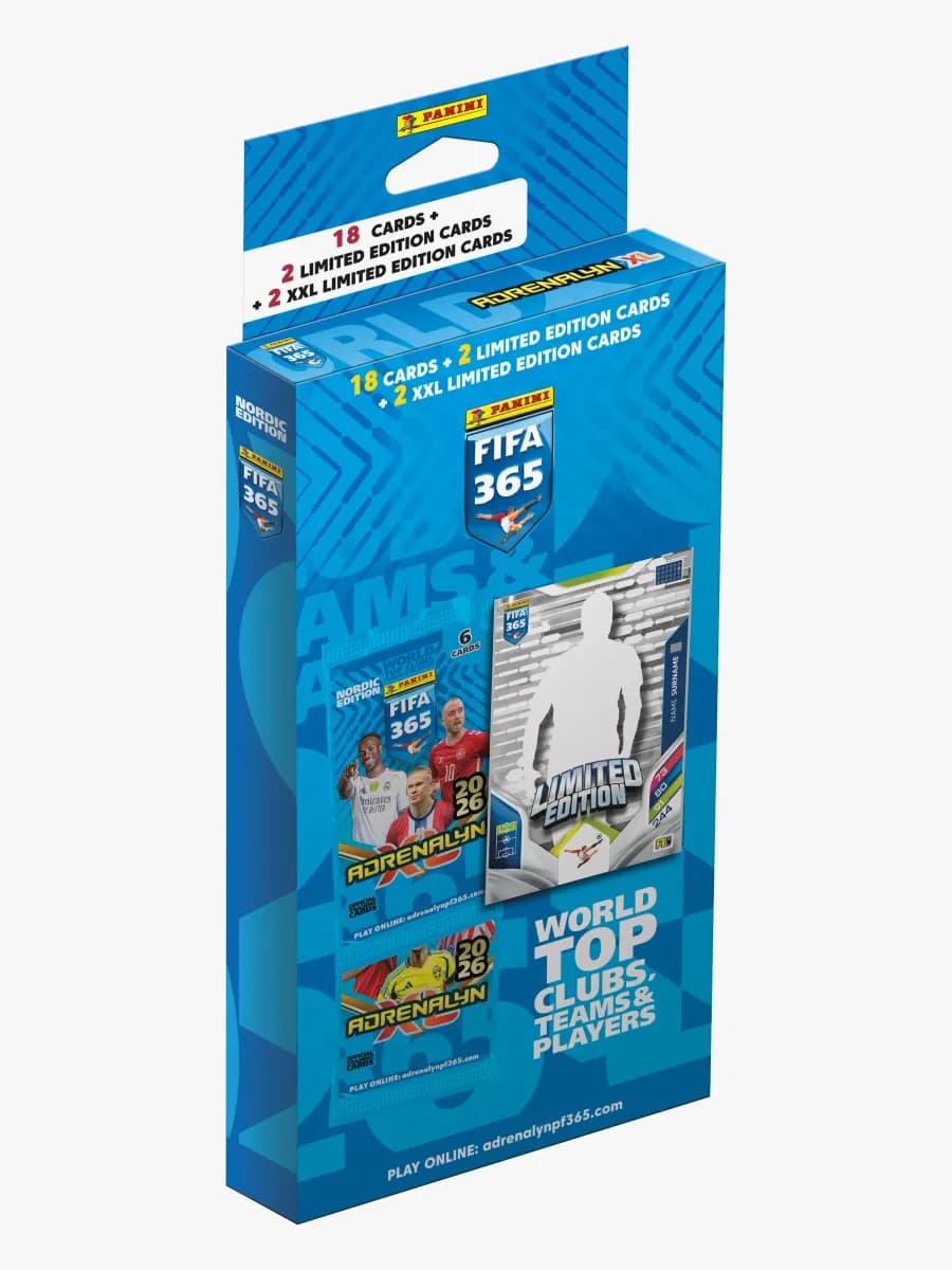 Panini FIFA 365 Adrenxl Samlarkort 2026 XXl Maxi Blister