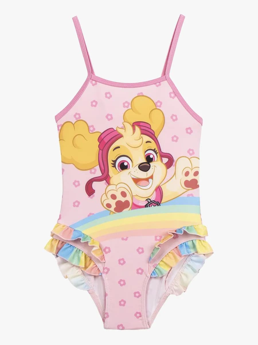 Paw Patrol Baddräkt, Ljusrosa, 92-98