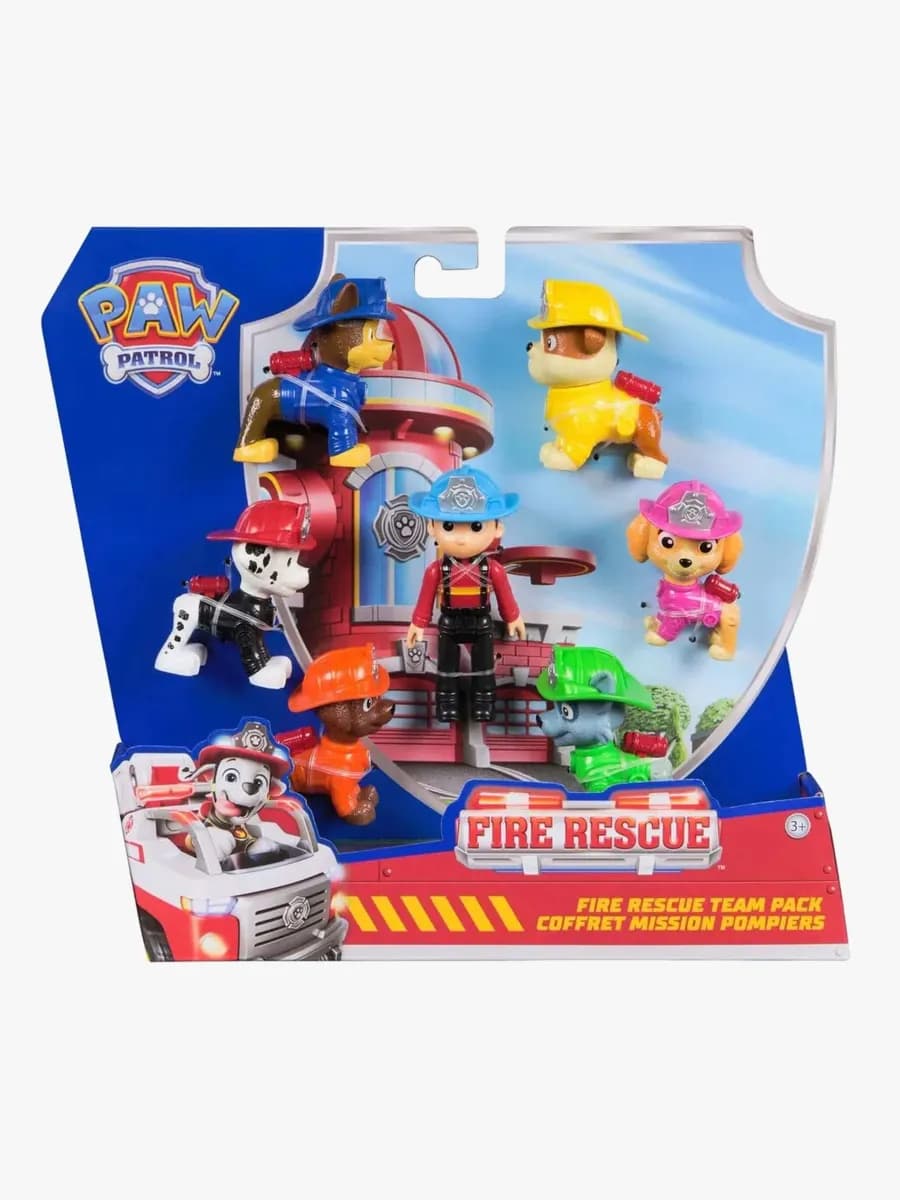 Paw Patrol Brandräddning Figurset 7-Pack