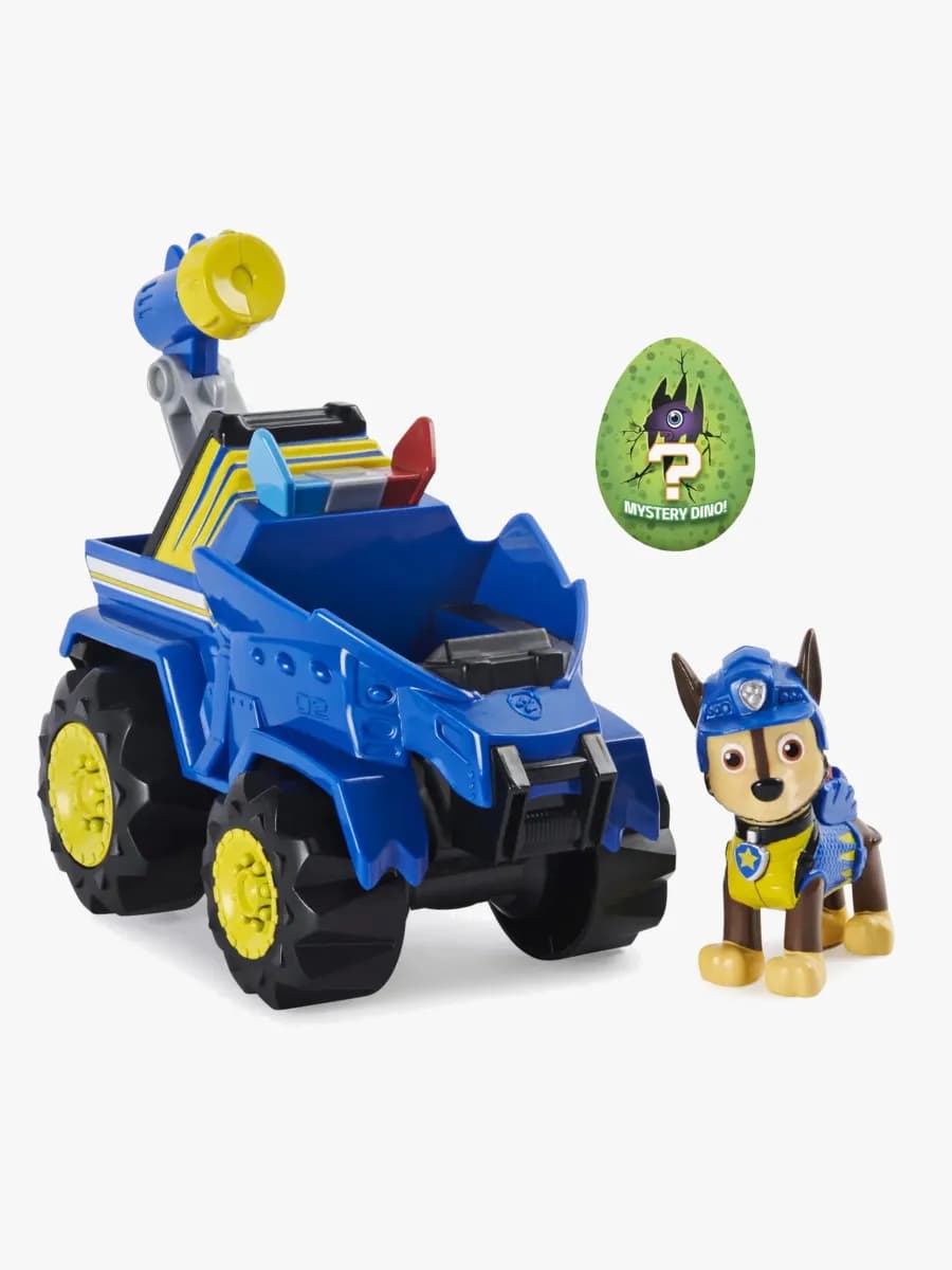 Paw Patrol Figur Med Fordon Chase Dino Deluxe