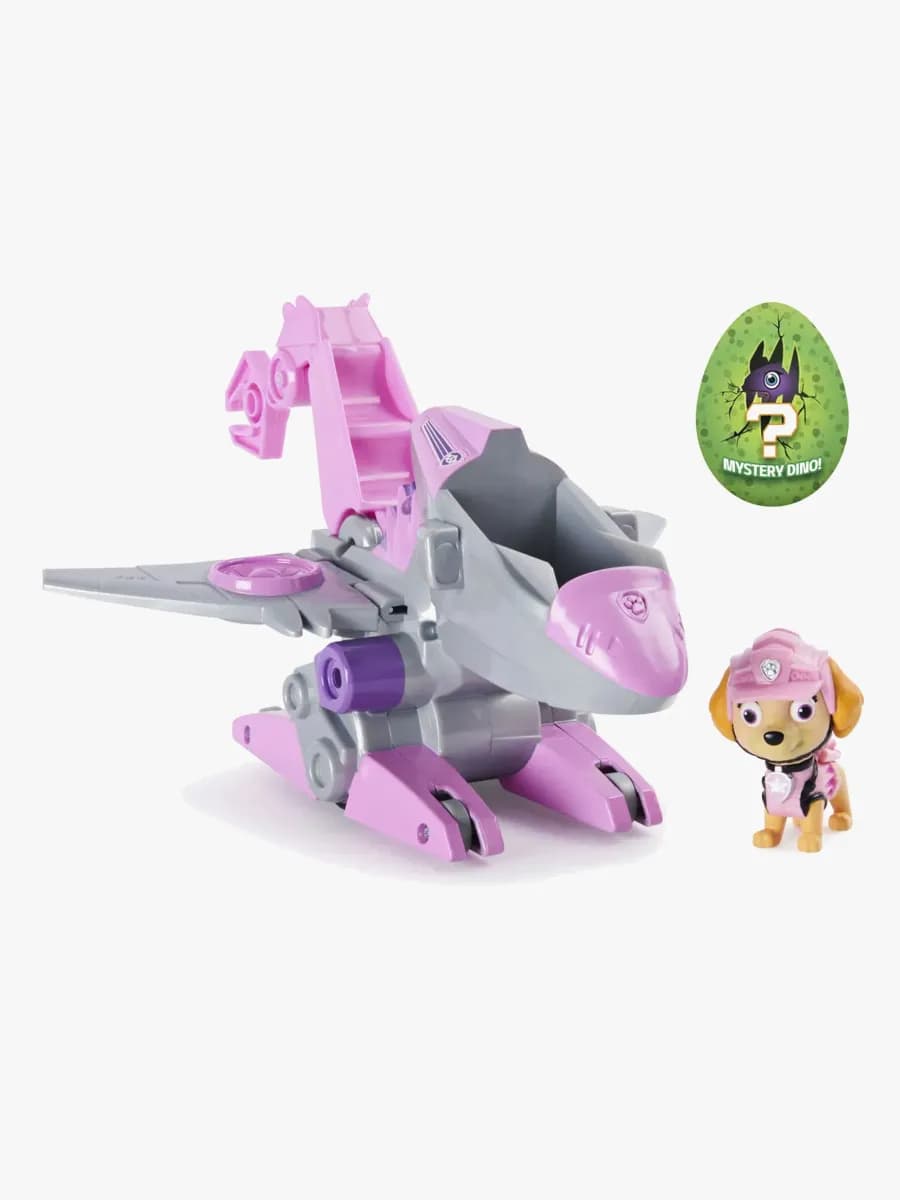 Paw Patrol Figur Med Fordon Skye Dino Deluxe