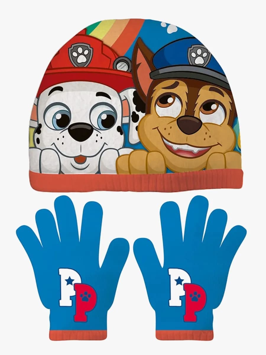 Paw Patrol Mössa och Vantar, Blå
