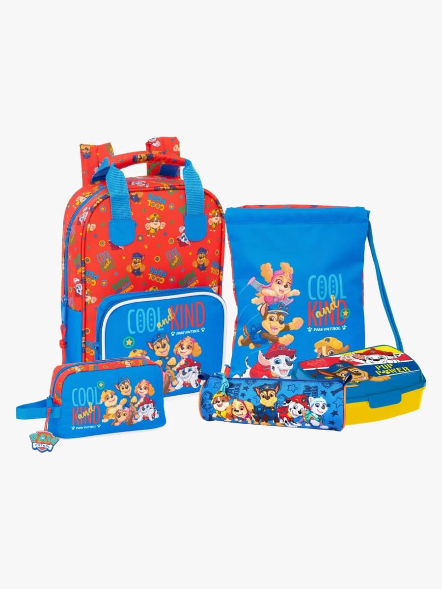 Paw Patrol Ryggsäck 4,5L, Gympapåse, Kylväska, Pennfodral &  Matlåda, Cool