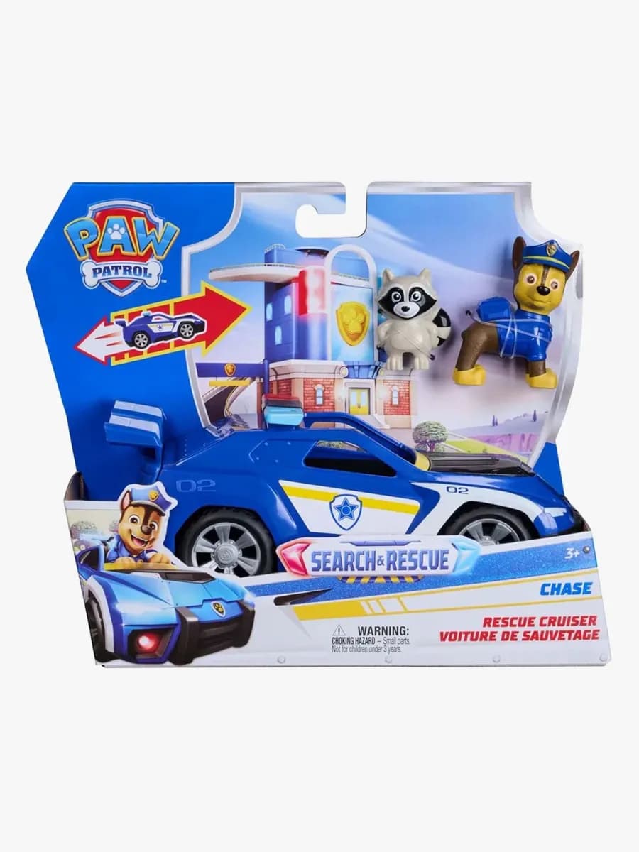 Paw Patrol Search &  Rescue Räddningsfordon med Figur Chase