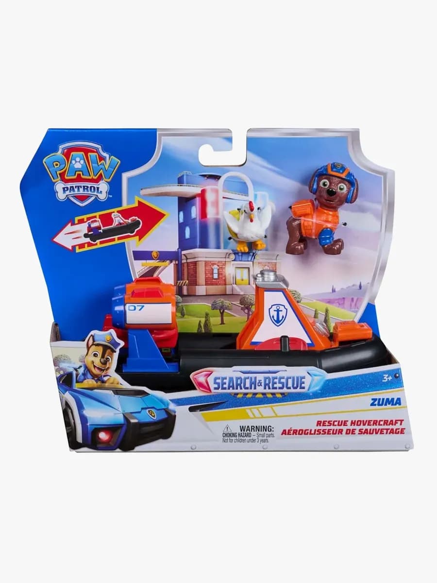 Paw Patrol Search &  Rescue Räddningsfordon med Figur Zuma