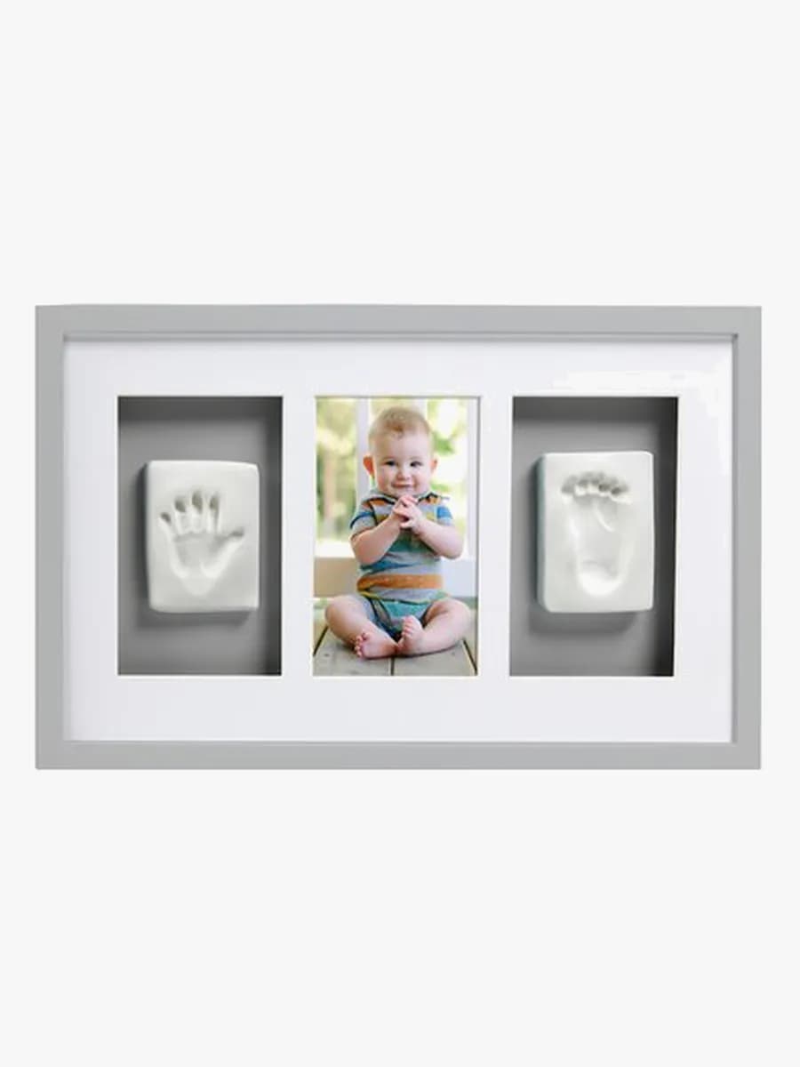 Pearhead Babyprints Deluxe Ram Trippel, Grå