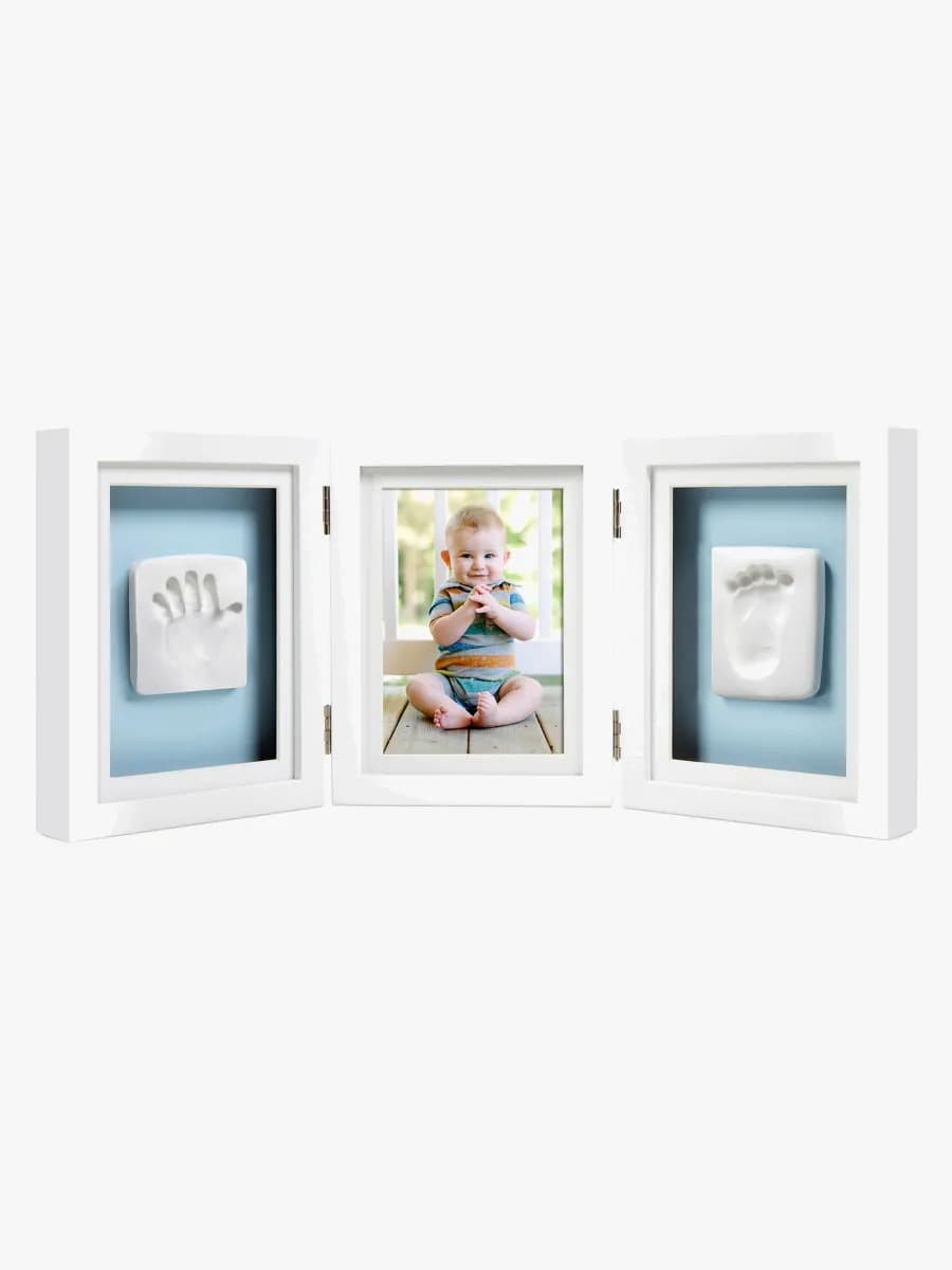 Pearhead Babyprints Deluxe Ram Trippel Ledad, Vit