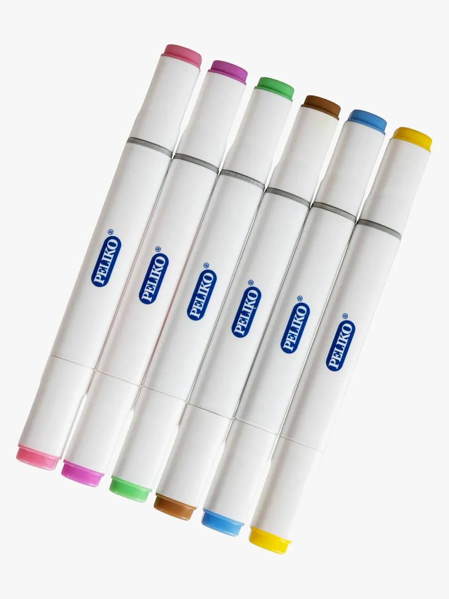 Peliko Ciy Pussel Med Filtpennor 54 Bitar Blandad