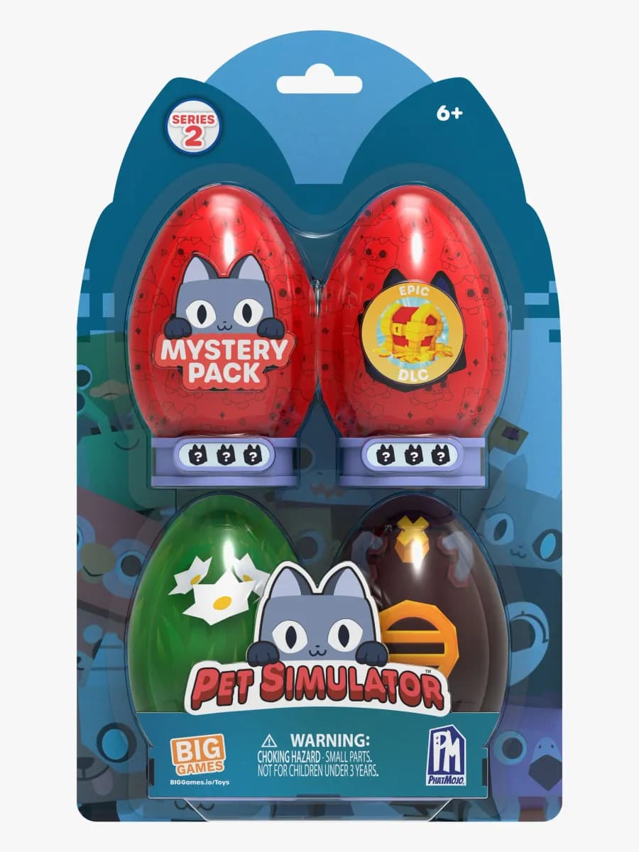 Pet Simulator Core Mystery Pack Figurset Series 2 4-Pack