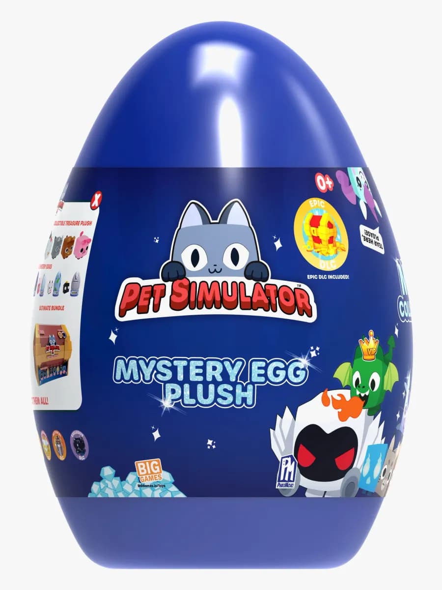 Pet Simulator Mystery Egg Gosedjur Series 2 20 cm Blandad