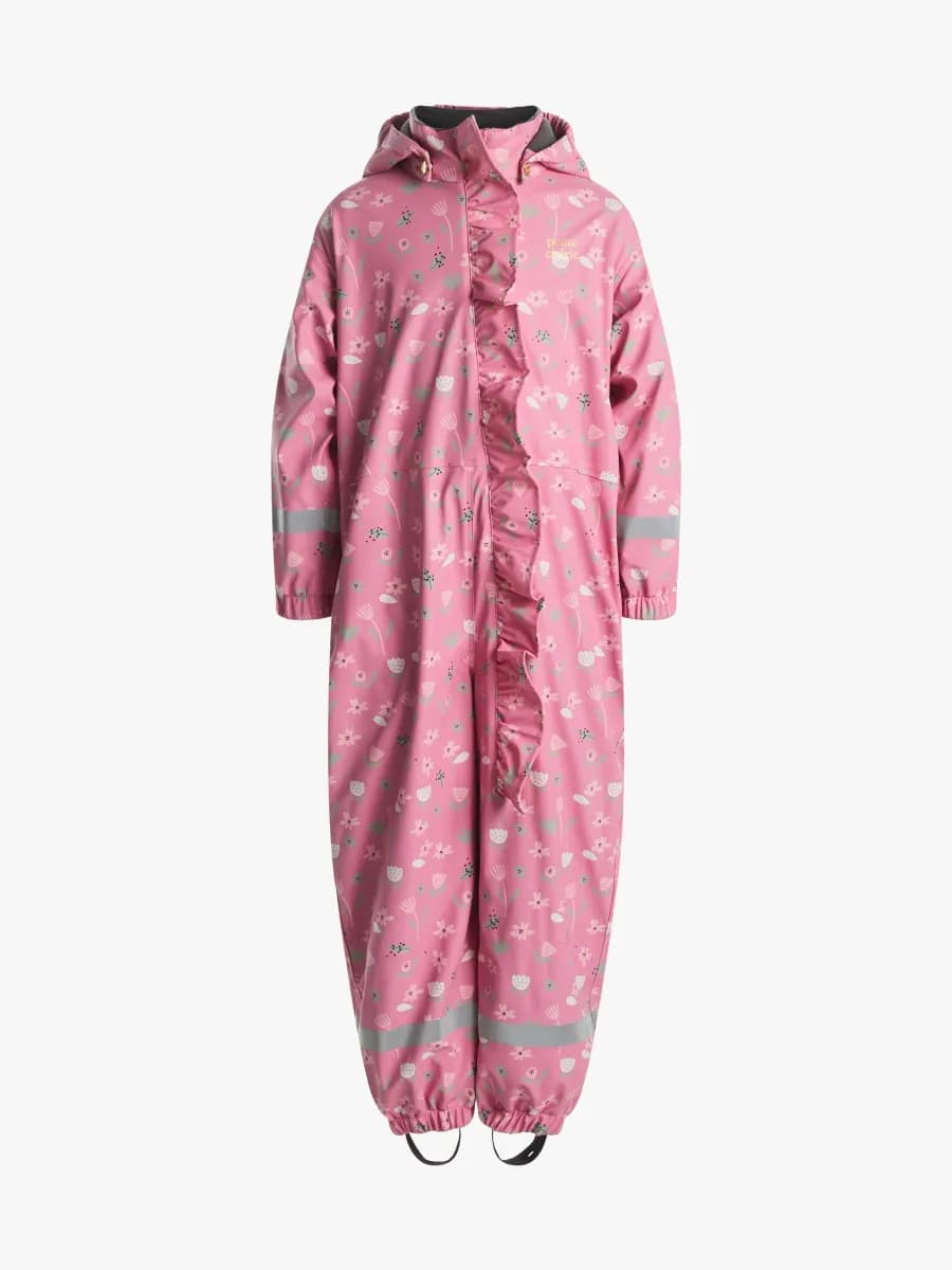 Petite Chérie Atelier Ally Fodrad Regnoverall, Flowers Satchet Pink, 86