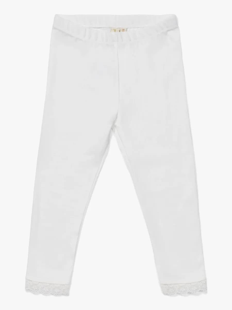 Petite Chérie Atelier Amandine Leggings 2-Pack, Rosa/Vit 134-140