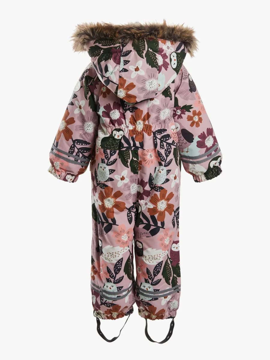Petite Chérie Atelier Amour Babyoverall, Winterowl Pale Mauve, 80