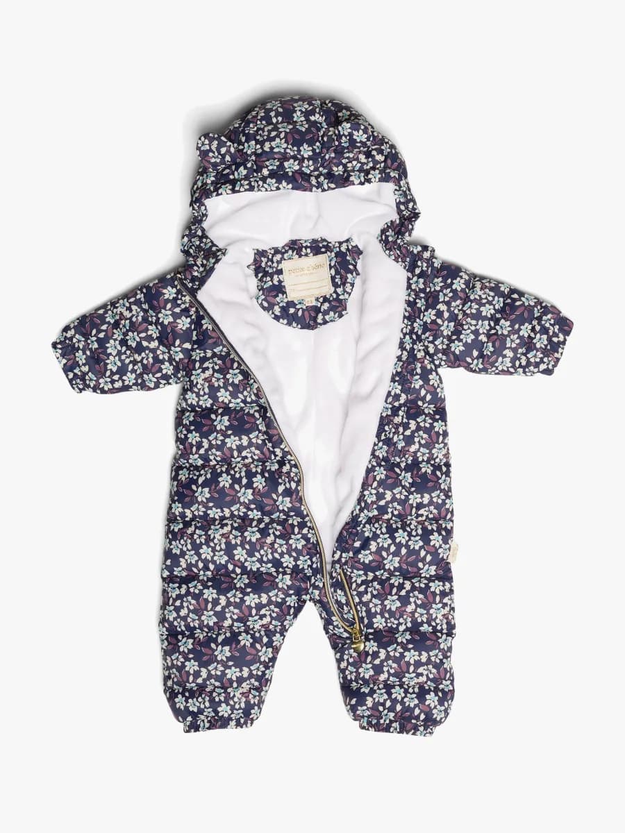 Petite Chérie Atelier Elise Bebisoverall, Peacoat Flower, Stl 80