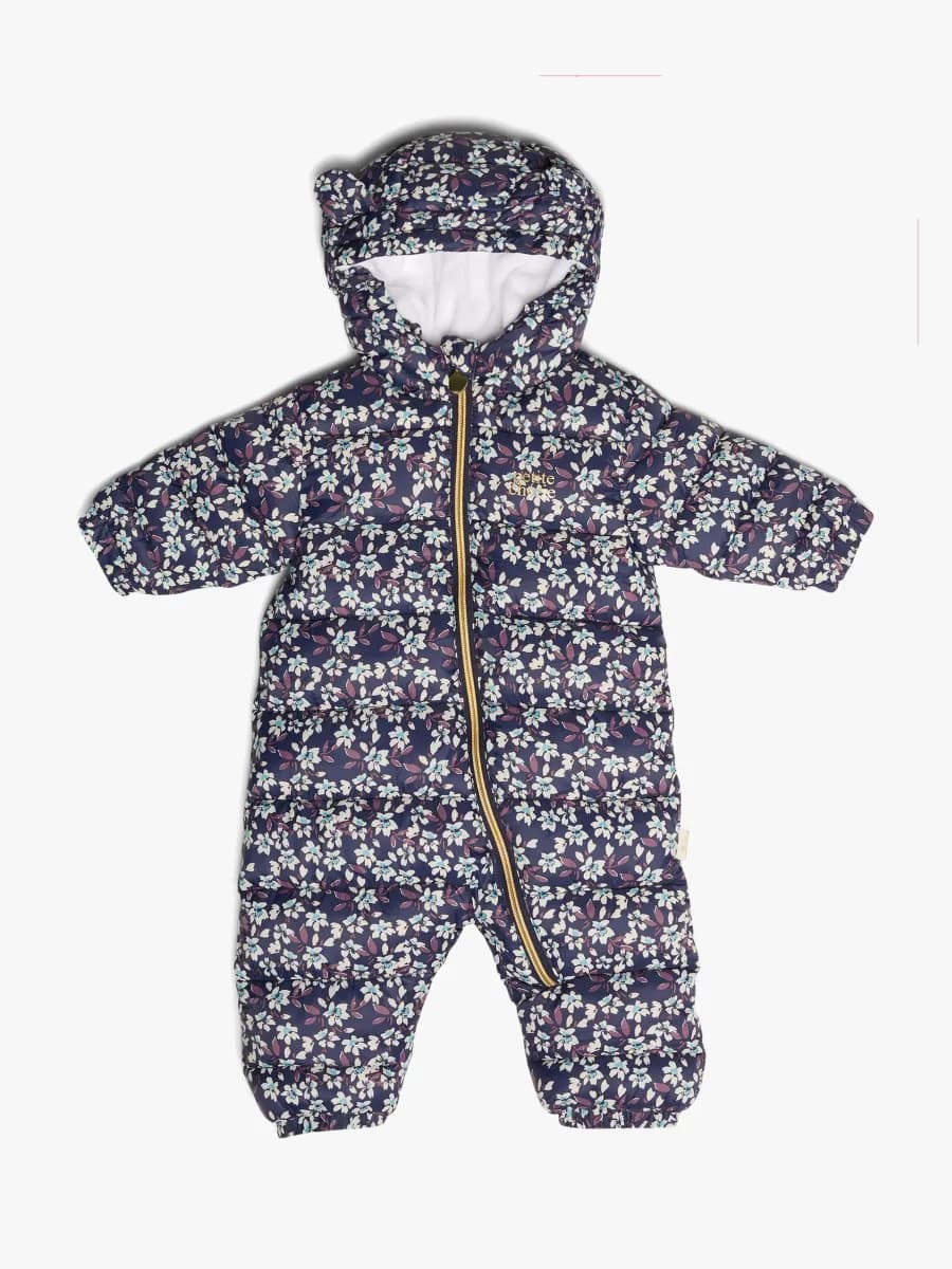 Petite Chérie Atelier Elise Bebisoverall, Peacoat Flower, Stl 80