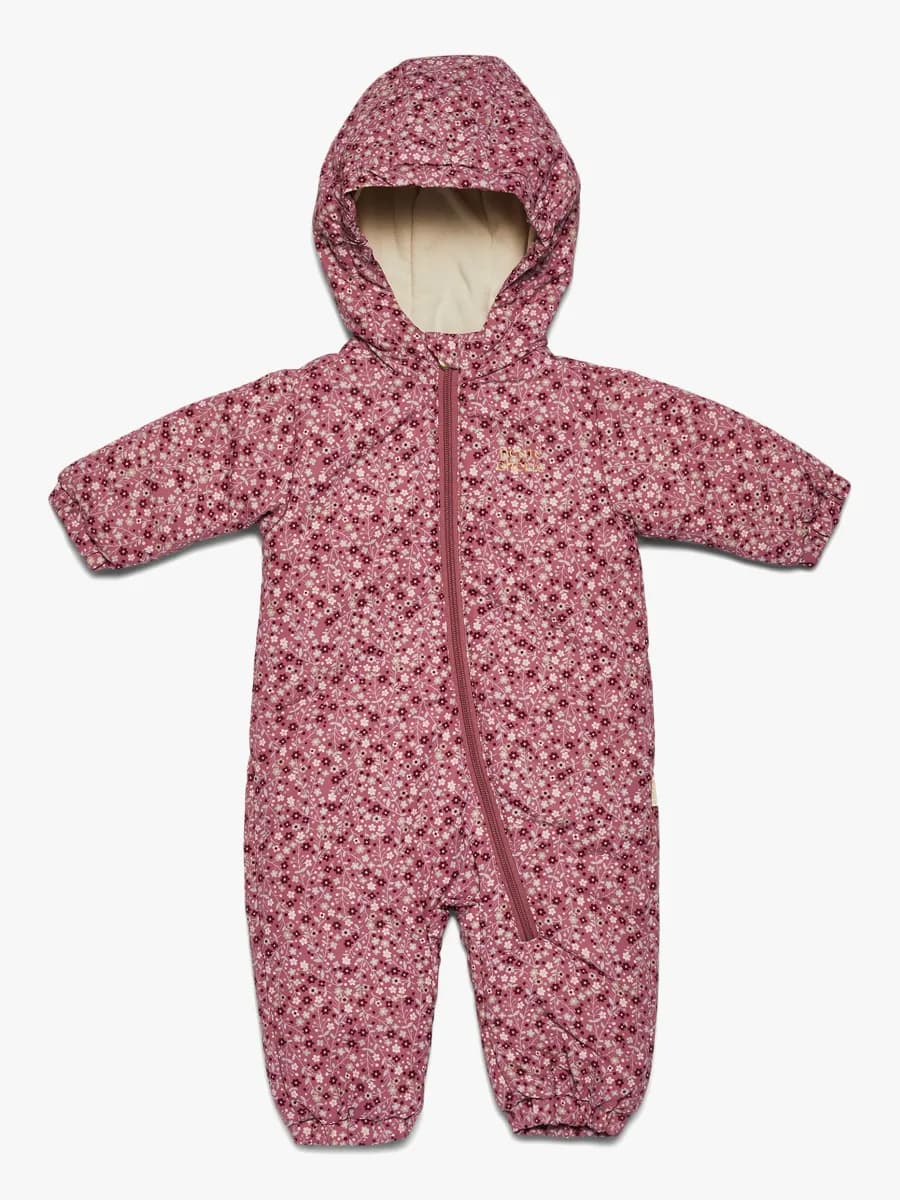 Petite Chérie Atelier Gisele Babyoverall, Pink Small Flower, 86