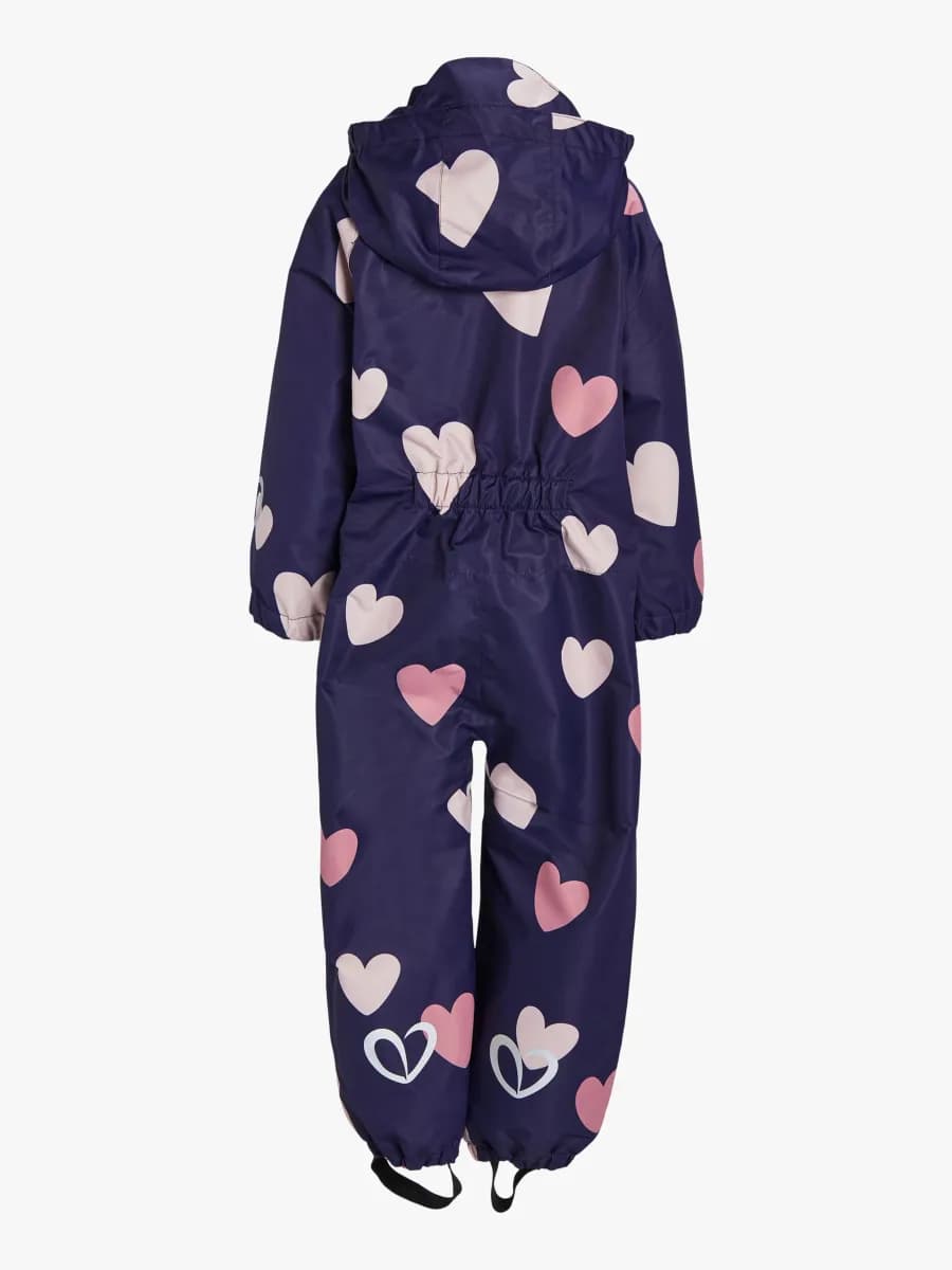 Petite Chérie Atelier Lily Skaloverall, Hearts Navy, 80