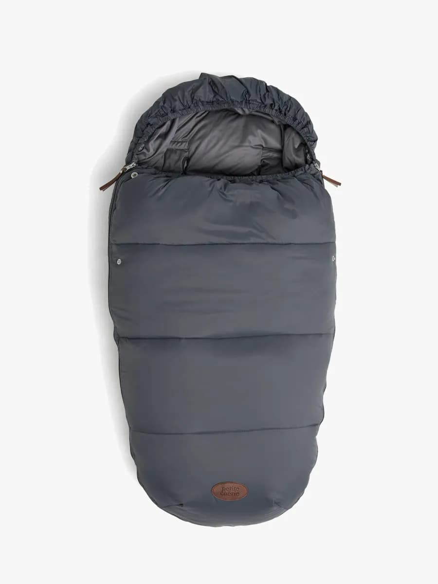 Petite Chérie Packable Dunåkpåse, Lava Grey