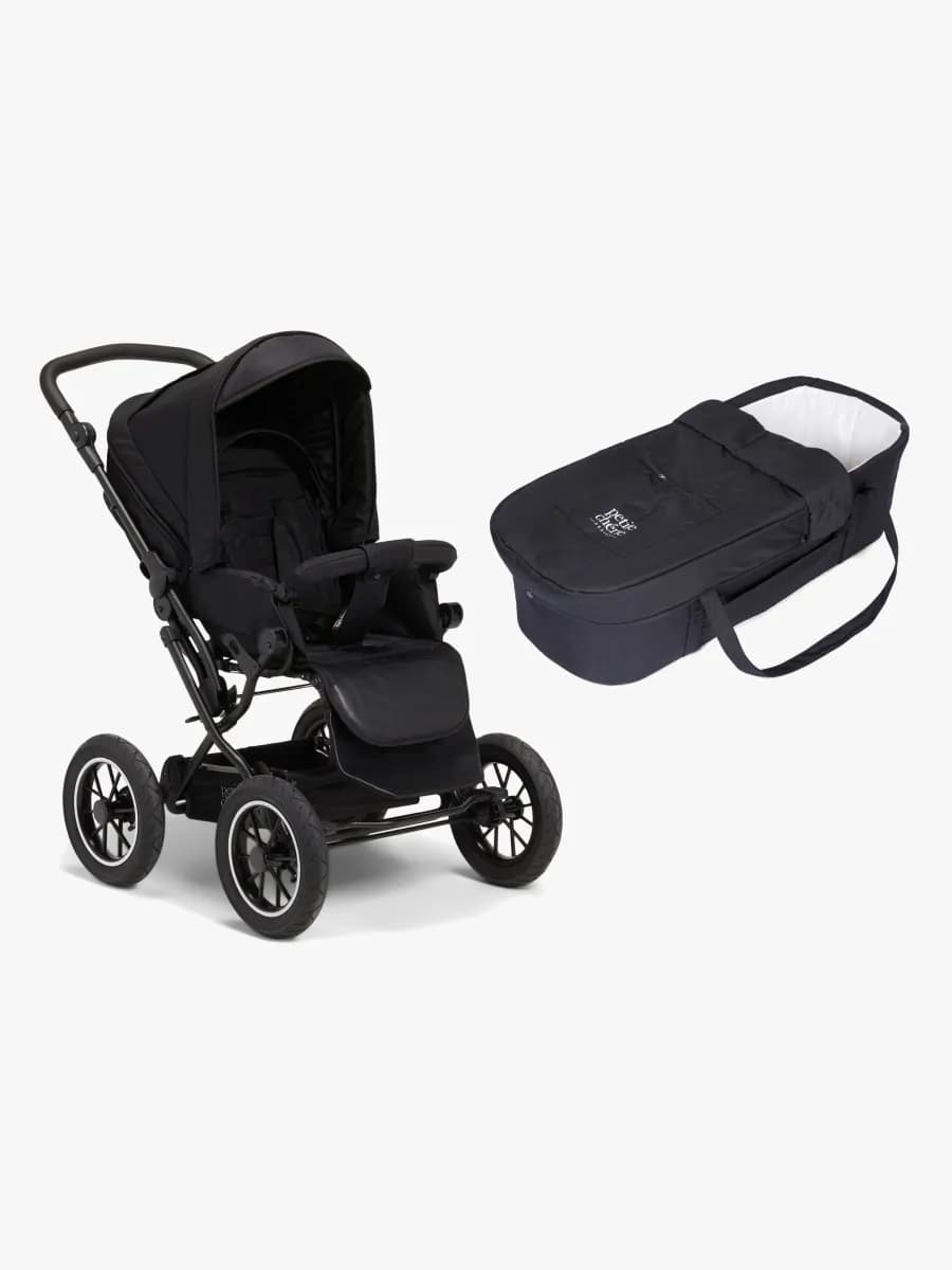 Petite Chérie Solide+ Kombivagn, Black/Black