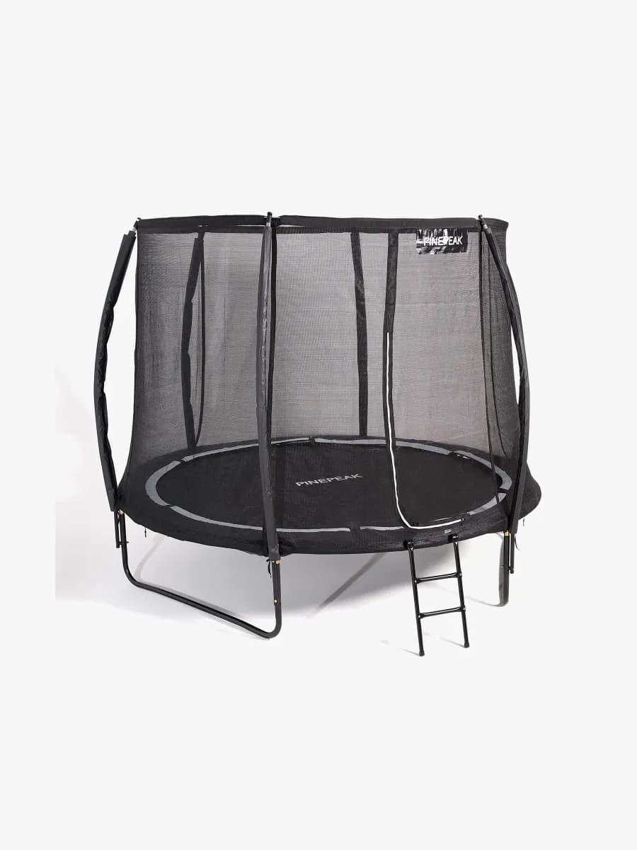Pinepeak Lantern Studsmatta inkl. Skyddsnät 305 cm, Svart