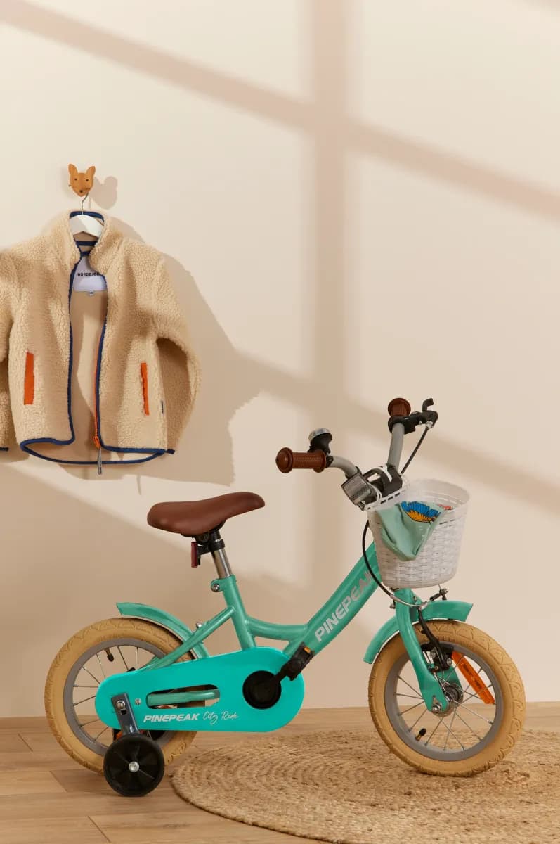 Pinepeak Retro City Cykel 12 Tum, Turkos