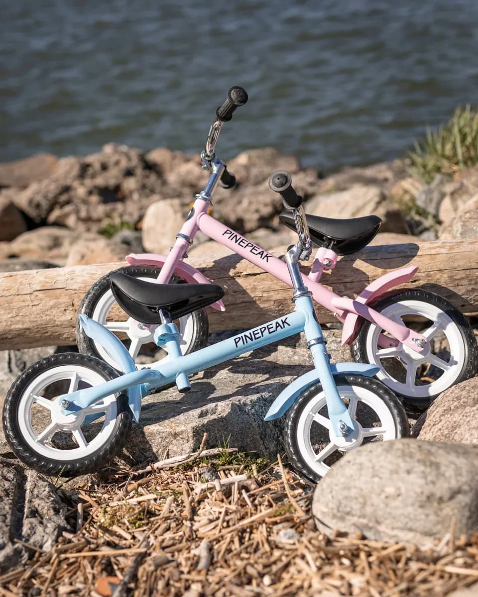 Pinepeak Springcykel Komfort 12 tum, Rosa
