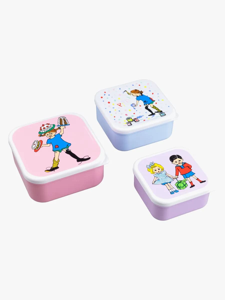 Pippi Långstrump Födelsedag Snackbox 3-Pack