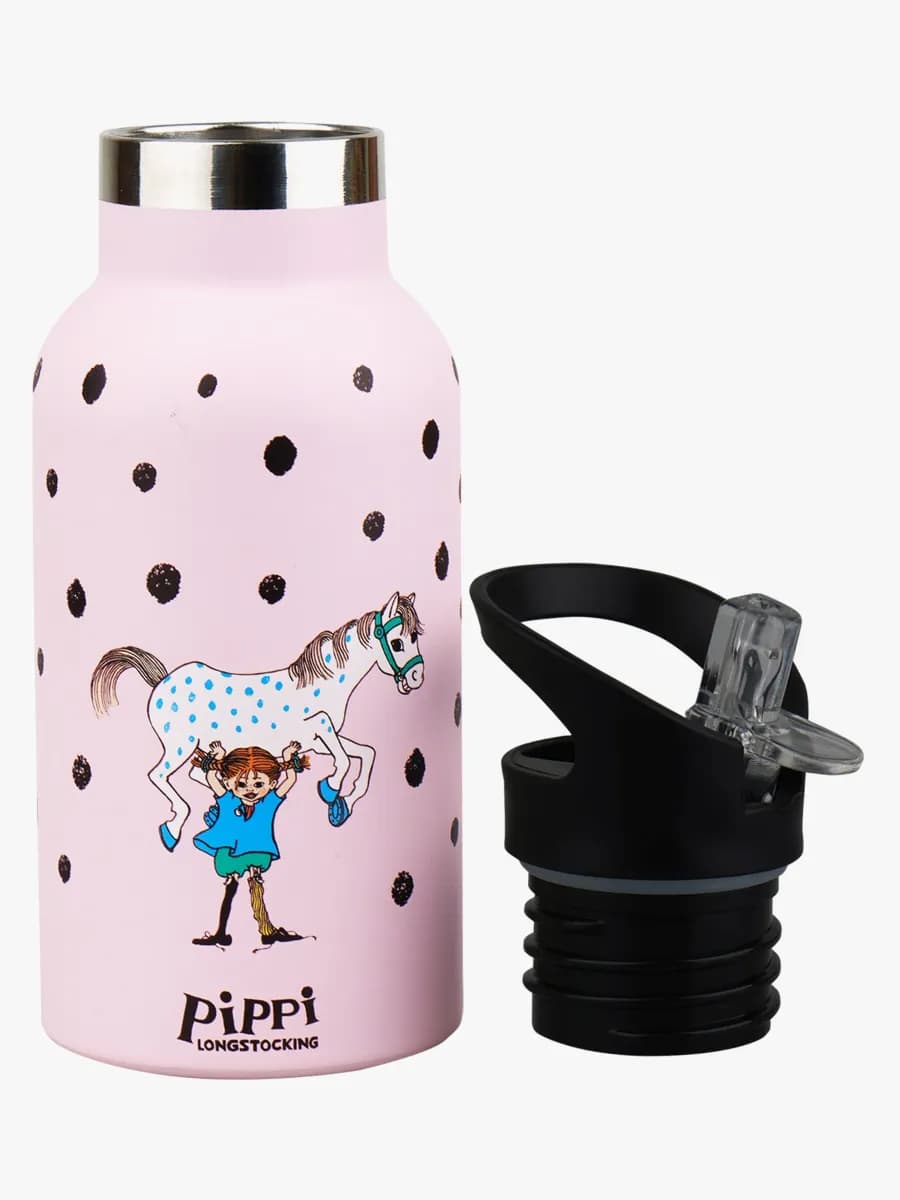 Pippi Långstrump Vattenflaska, Pink
