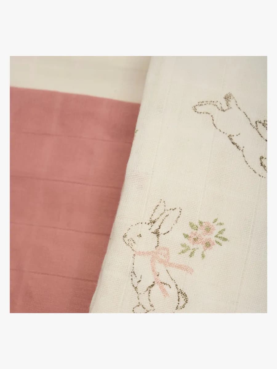 Pippi Muslinfiltar 3-Pack, Rose Tan