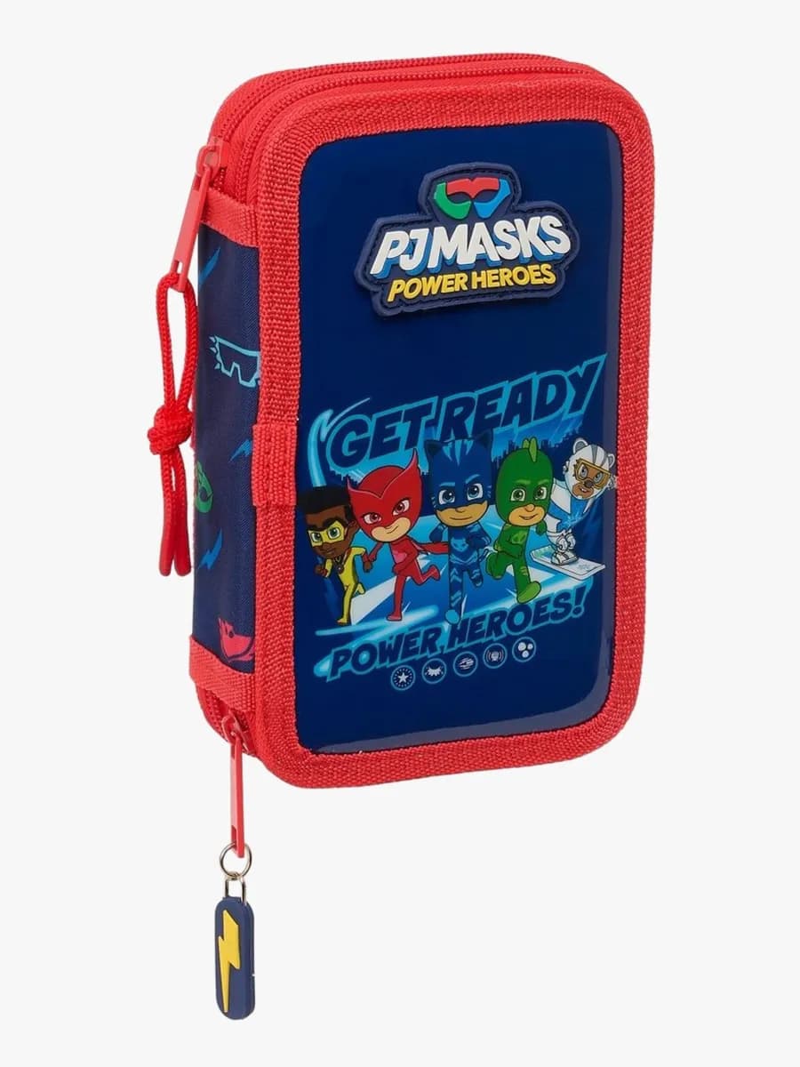 PJMasks Dubbelpennfodral, Marinblå