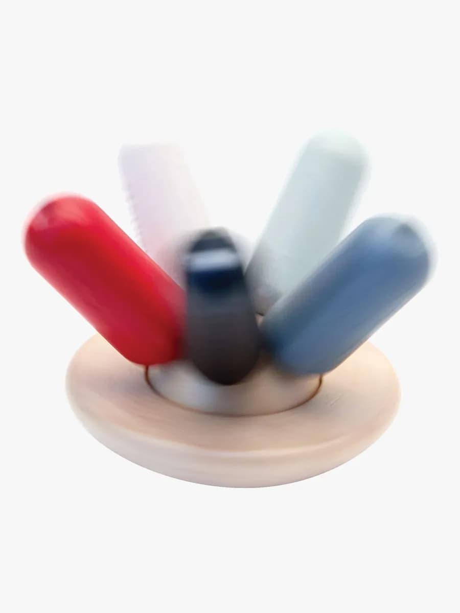 Plan Toys Flexi Jellyfish Motorikleksak, High Contrast