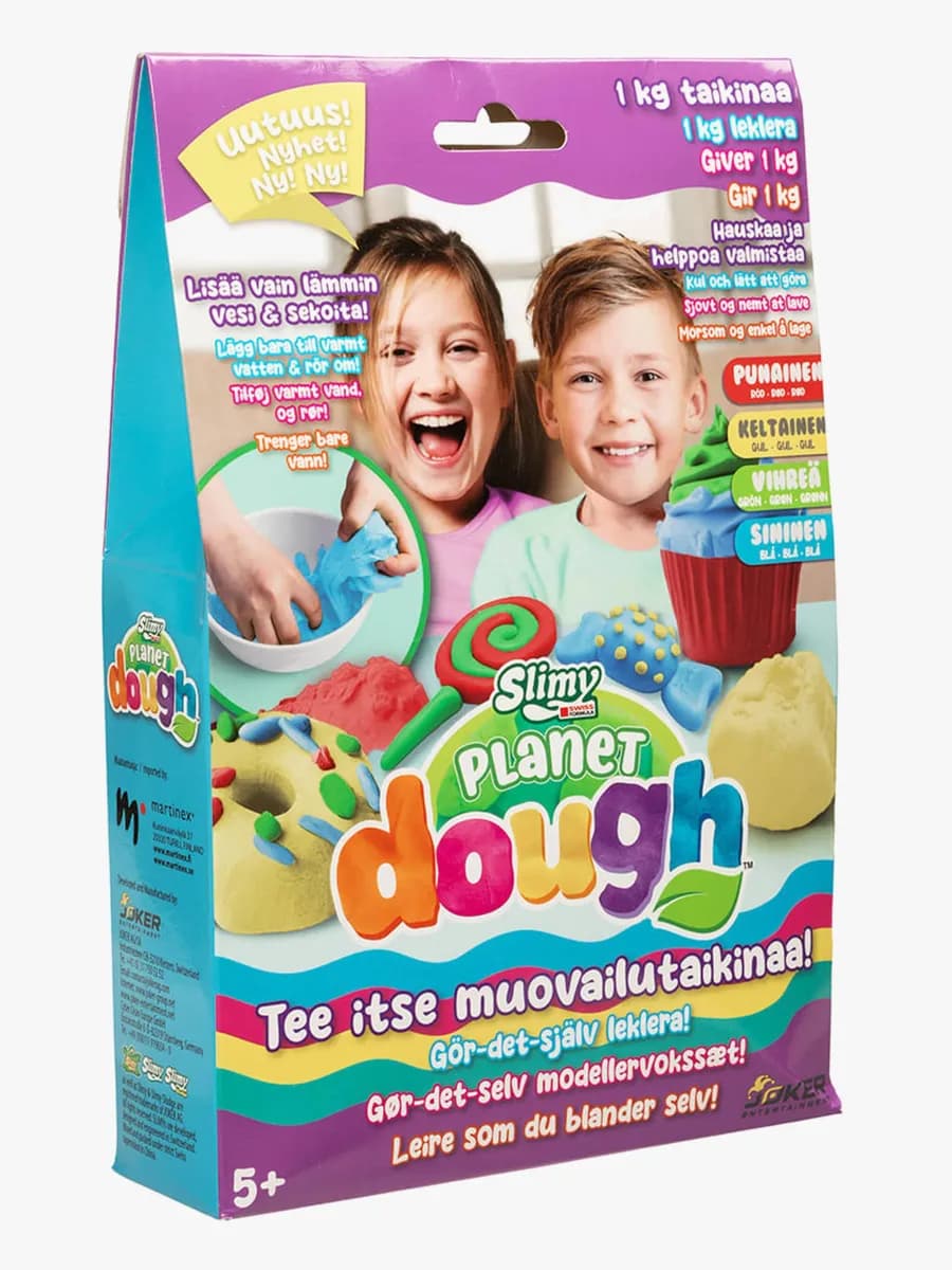 PlanetDough Leklera 1 kg, Flerfärgad