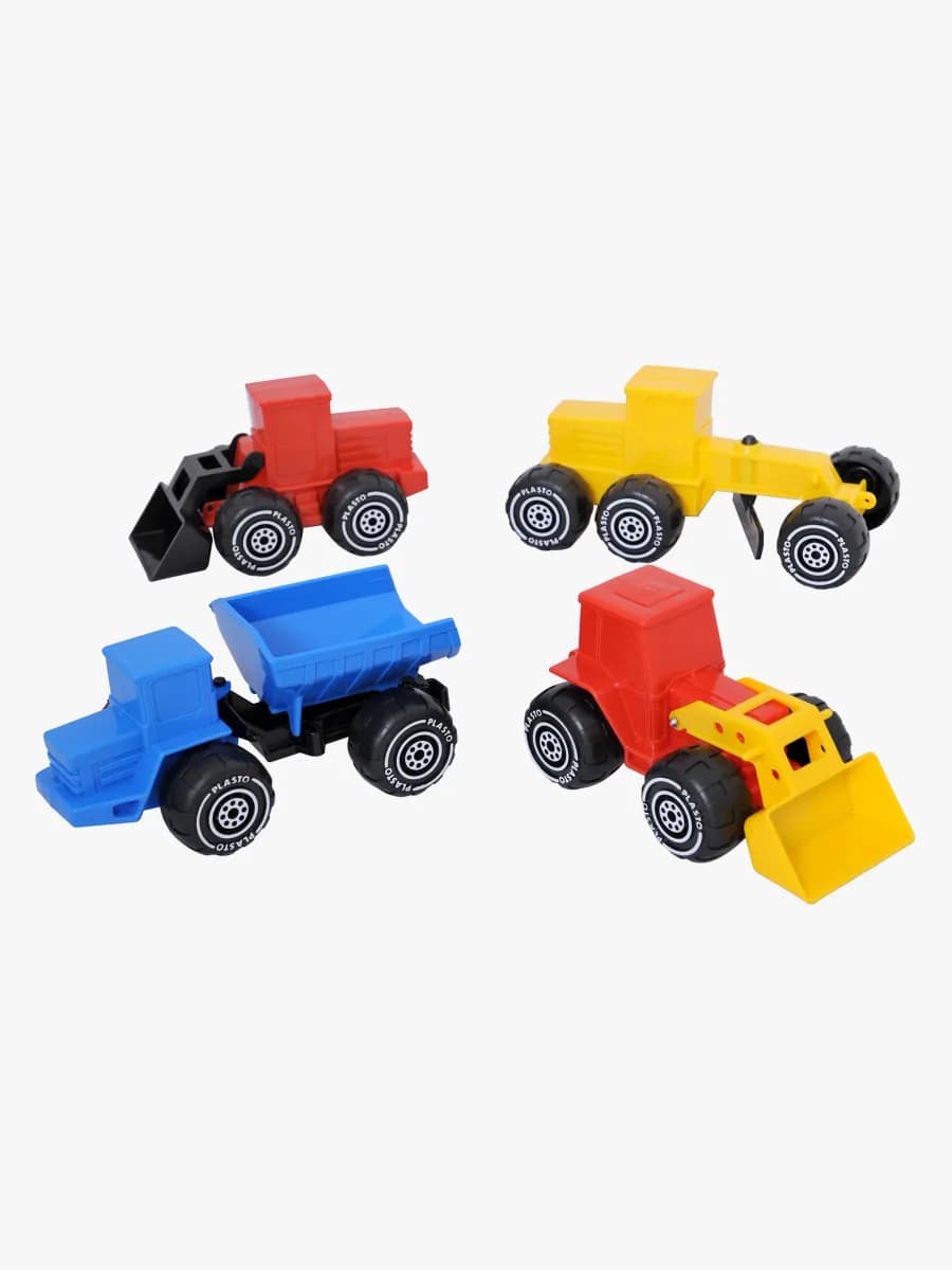 Plasto Arbetsfordon 4 modeller