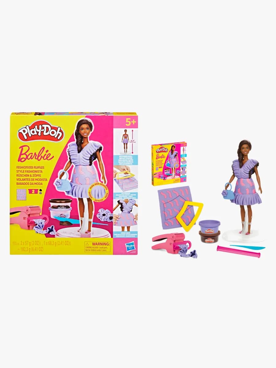 Play-Doh Barbie Fashionista Leklera med Docka Volanger