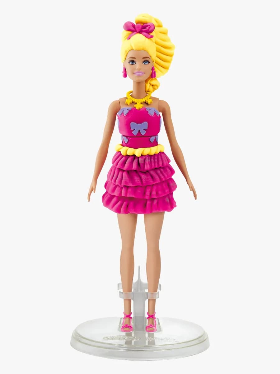 Play-Doh Barbie Leklera med Docka Volanger &  Rosetter