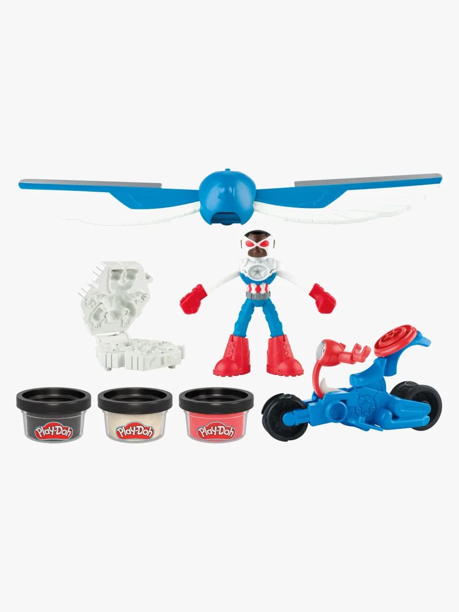 Play-Doh Captain America Lekset Moto-Slicer