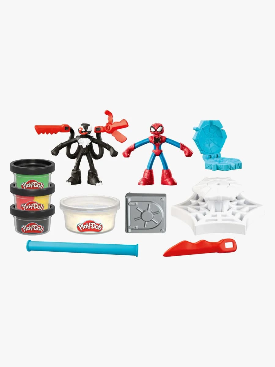 Play-Doh Spider-Man Launch And Slice Battle Lekset