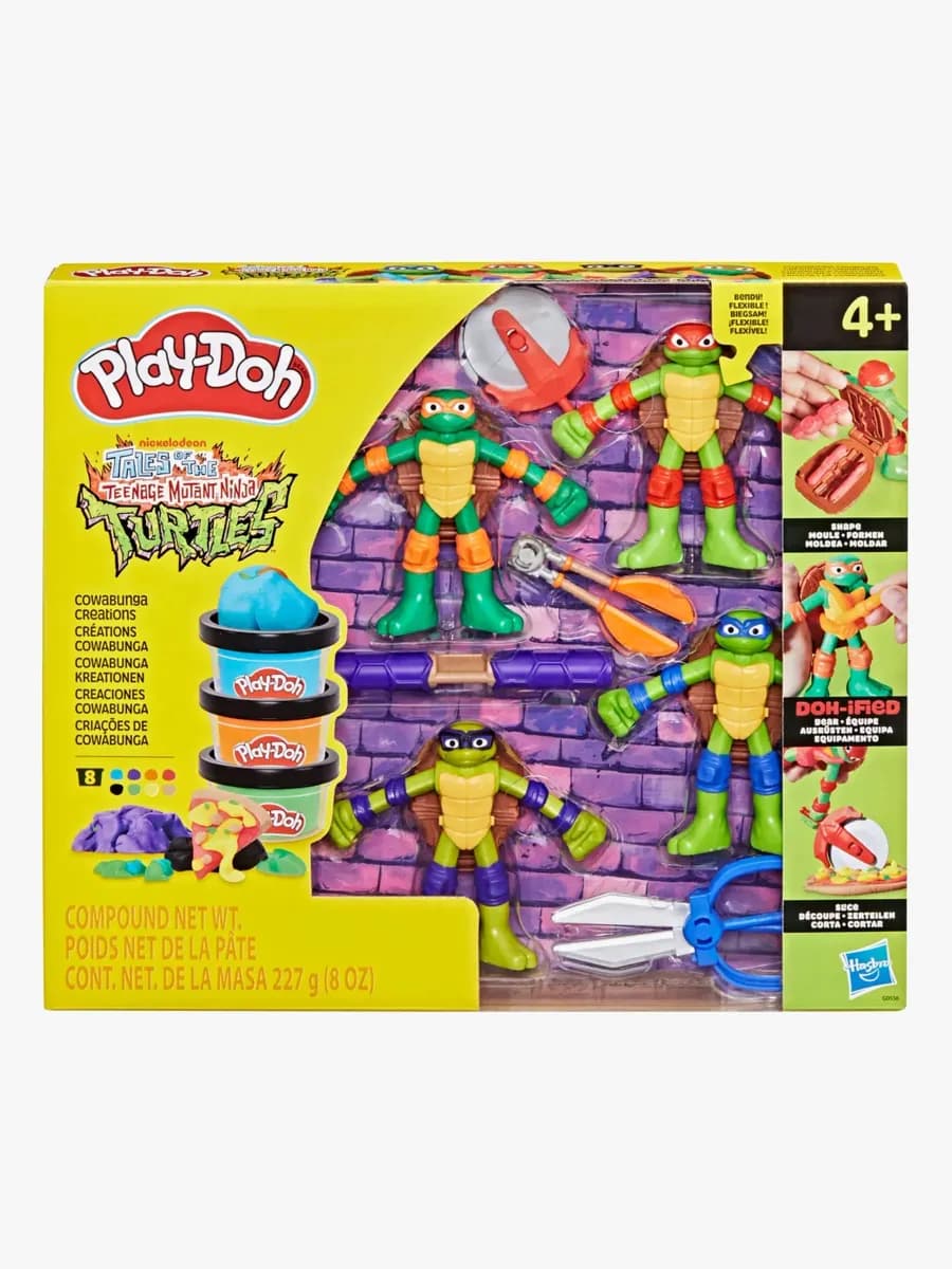 Play-Doh Teenage Mutant Ninja Turtles Leklera Cowabunga Creations