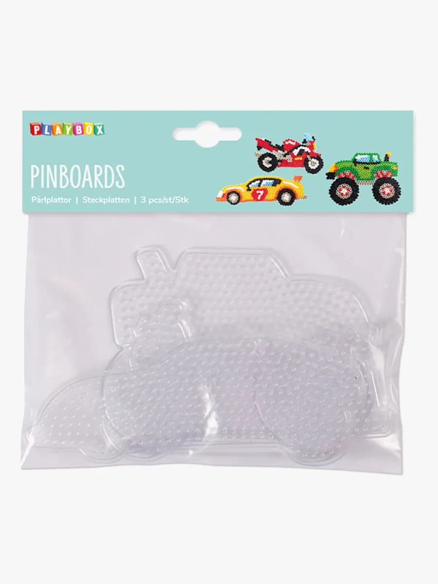 Playbox Pärlplattor Fordon 3-Pack
