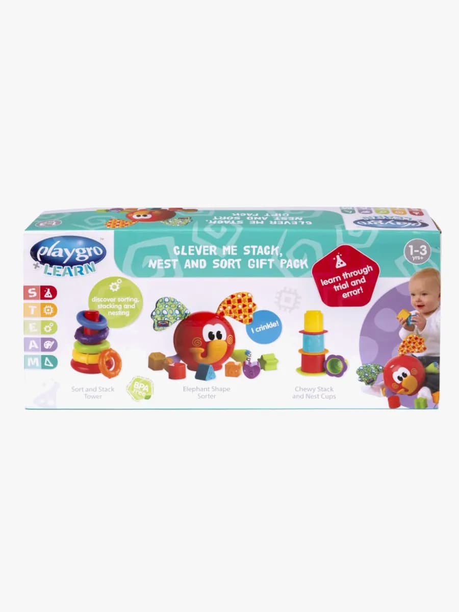 PlayGro Clever Me Stack Sort And Nest Stapelleksak