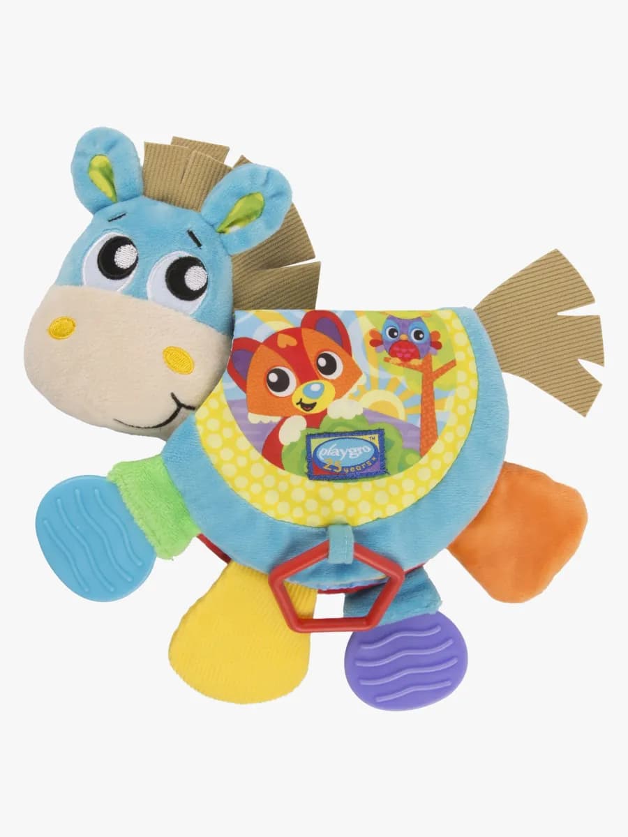 PlayGro Musical Clip Clop Teether Book B