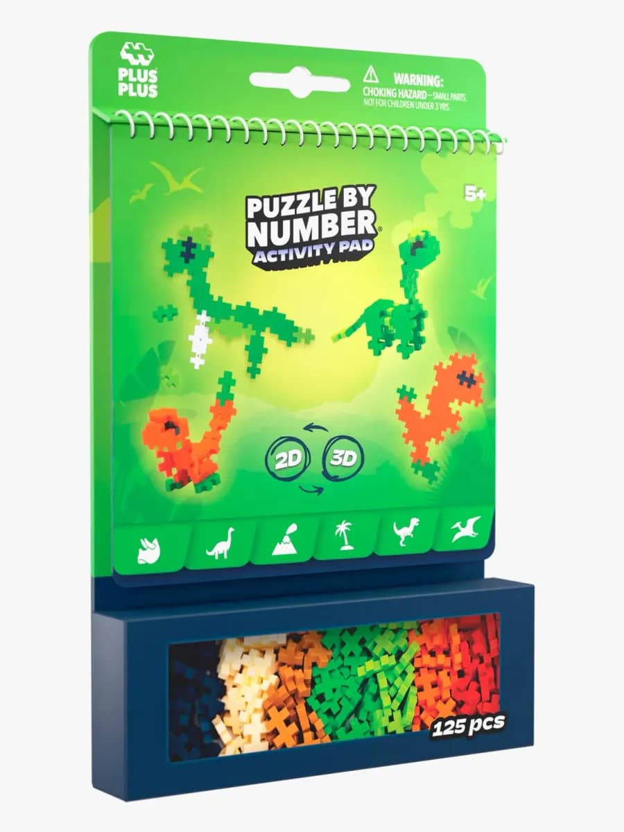 Plus-Plus Activity Pad Dino Byggset