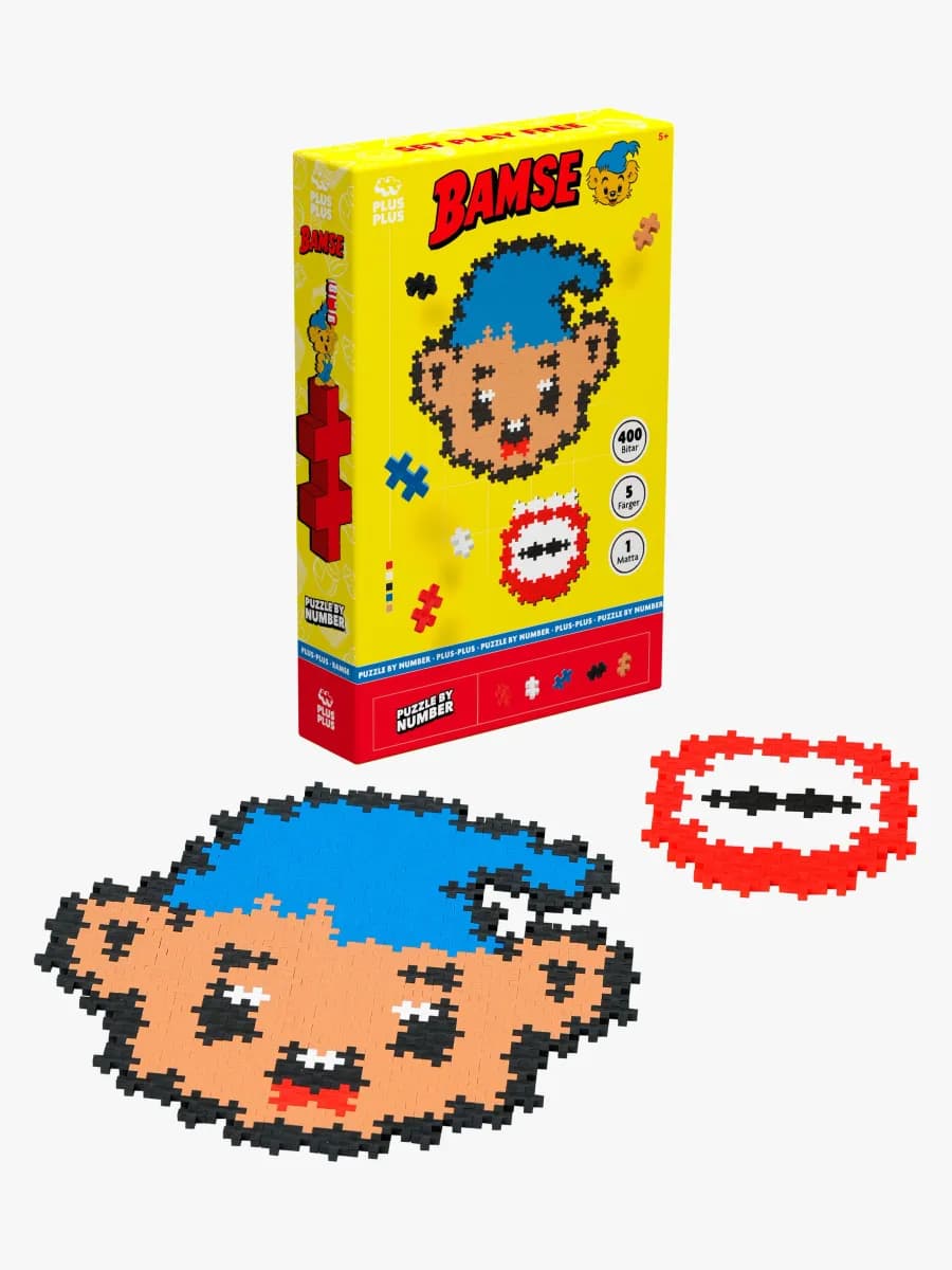Plus-Plus Bamse &  Dunderhonung Byggset 400 Delar