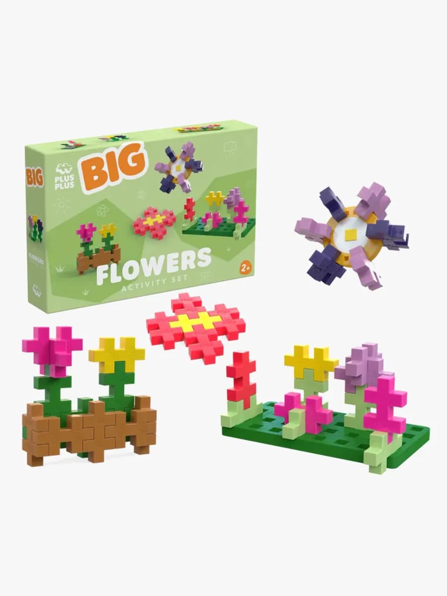 Plus-Plus BIG Activity Byggset Blommor 40 Delar