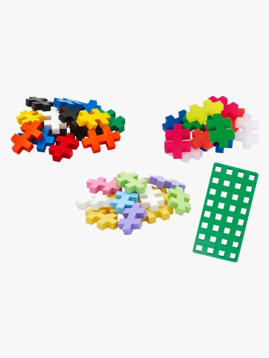 Plus-Plus BIG Byggset med Basplatta &  Tub 3x15 Delar