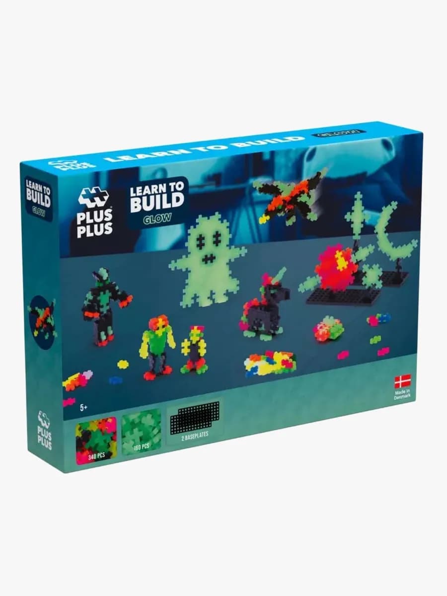 Plus-Plus Learn to Build Glow Byggset 500 Delar