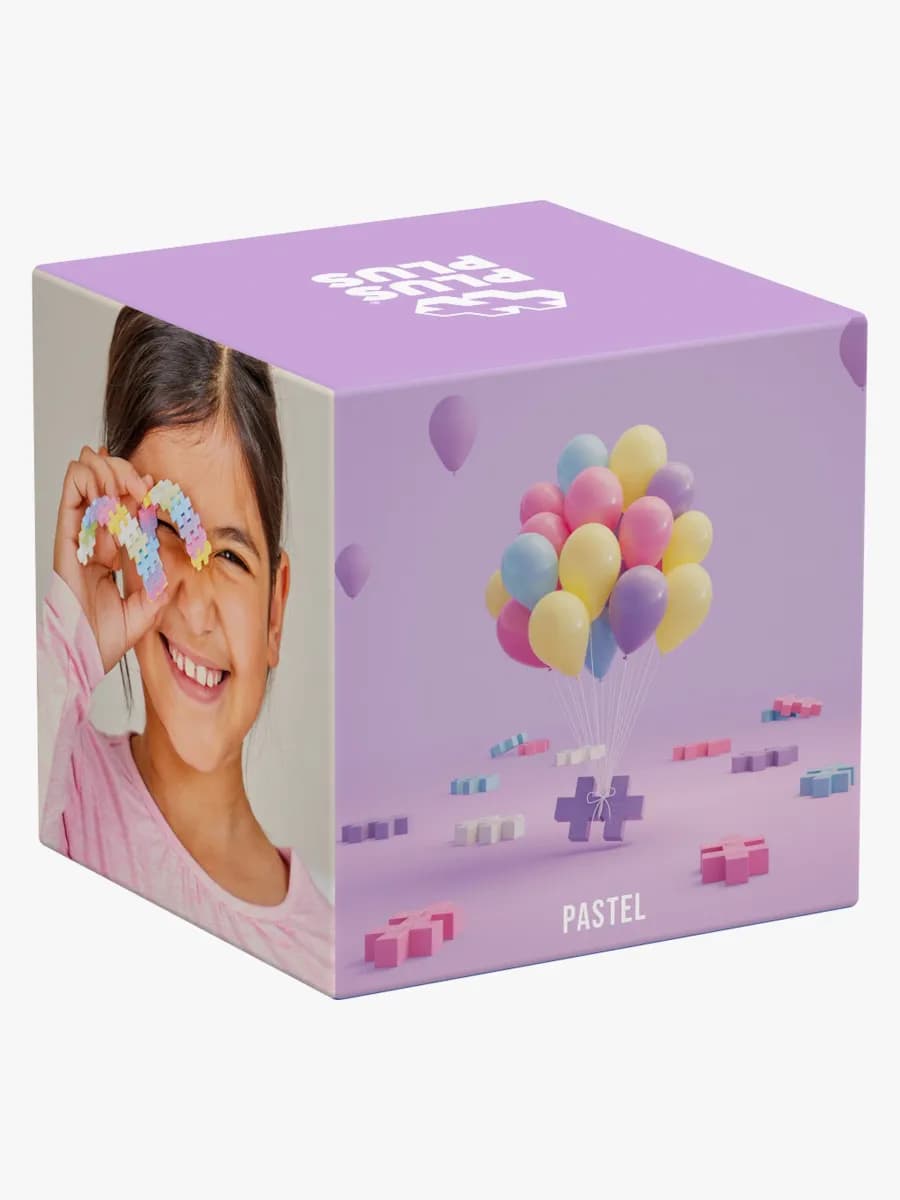 Plus-Plus Pastel Learn To Build 600 Delar